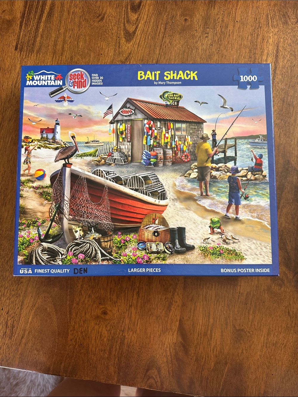 White Mountain Bait Shack 1000 piece puzzle